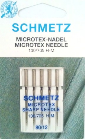 AGUJA SCHMETZ 705H-M MICROTEX Nº 80 X5
